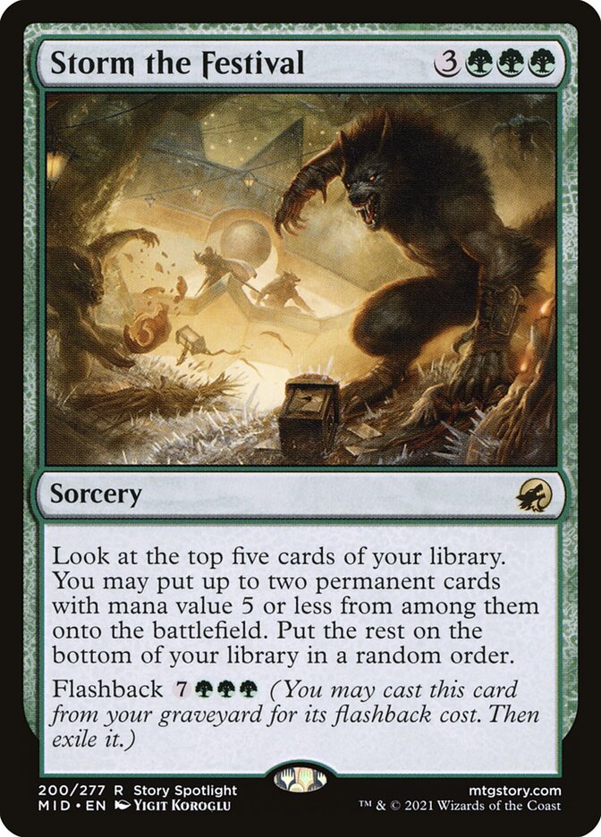 Storm the Festival (Innistrad: Midnight Hunt)