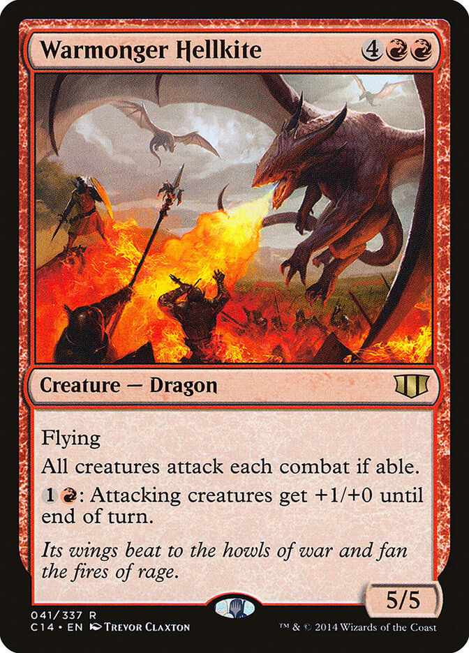 Warmonger Hellkite (Commander 2014)