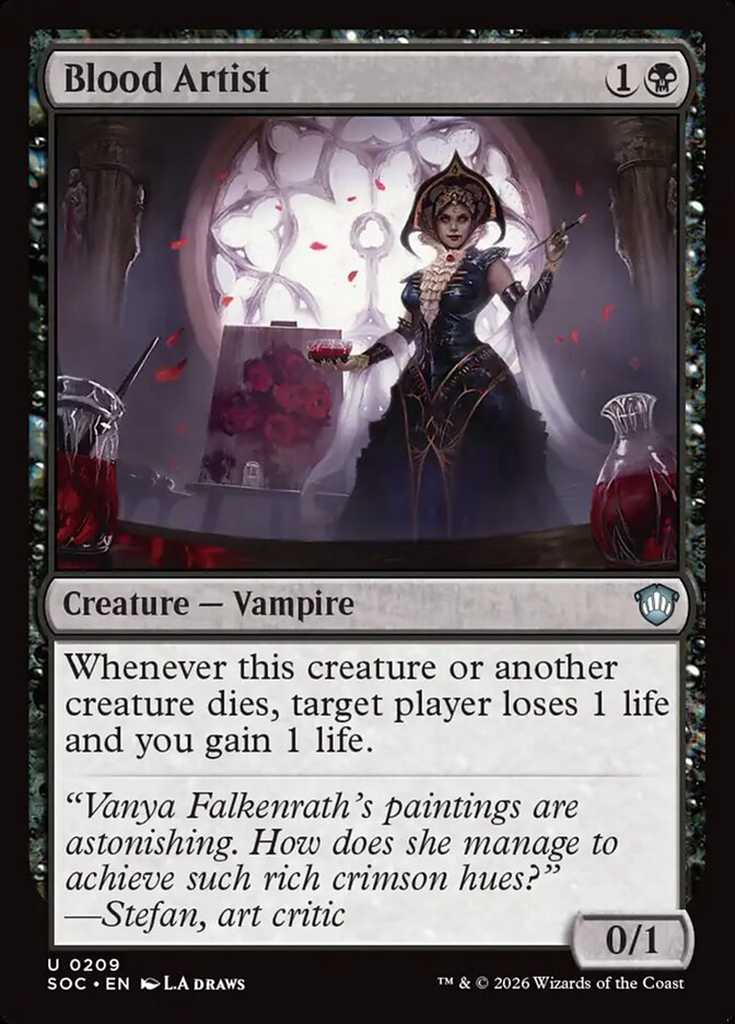 Blood Artist (Secrets of Strixhaven Commander)