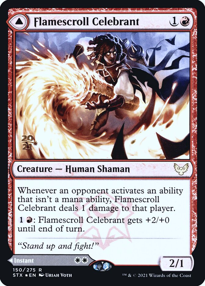 Flamescroll Celebrant (Strixhaven: School of Mages Promos)