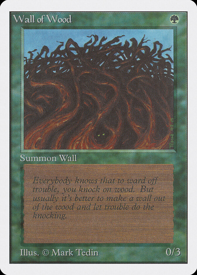 Wall of Wood (Unlimited Edition)