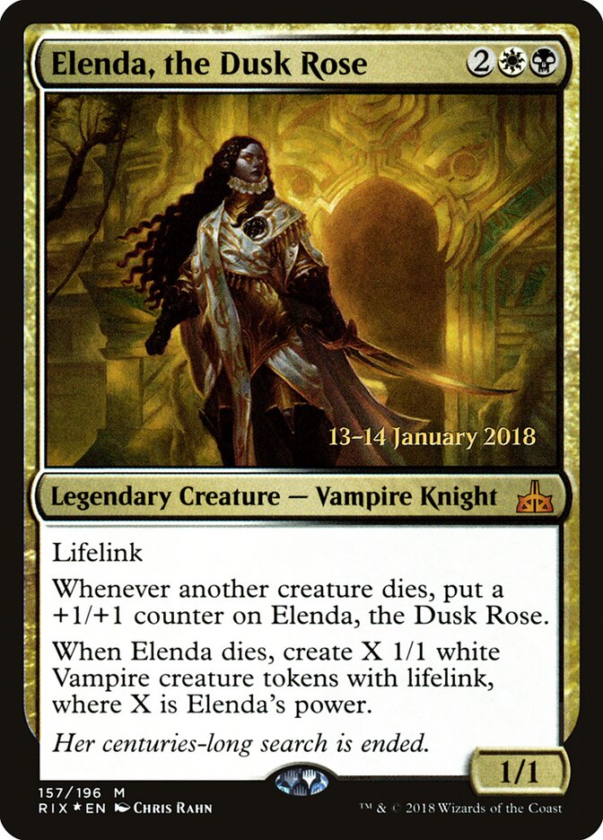 Elenda, the Dusk Rose (Rivals of Ixalan Promos)