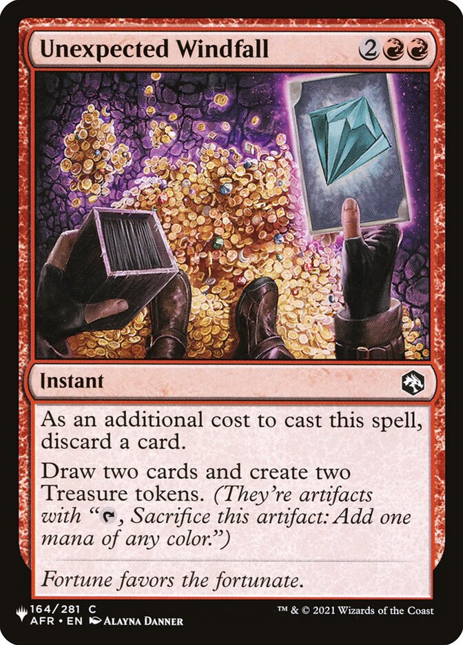 Unexpected Windfall (The List)