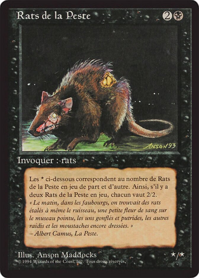 Plague Rats (Foreign Black Border)