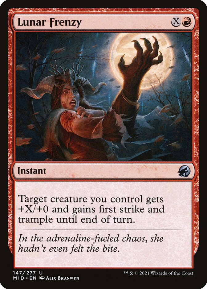 Lunar Frenzy (Innistrad: Midnight Hunt)