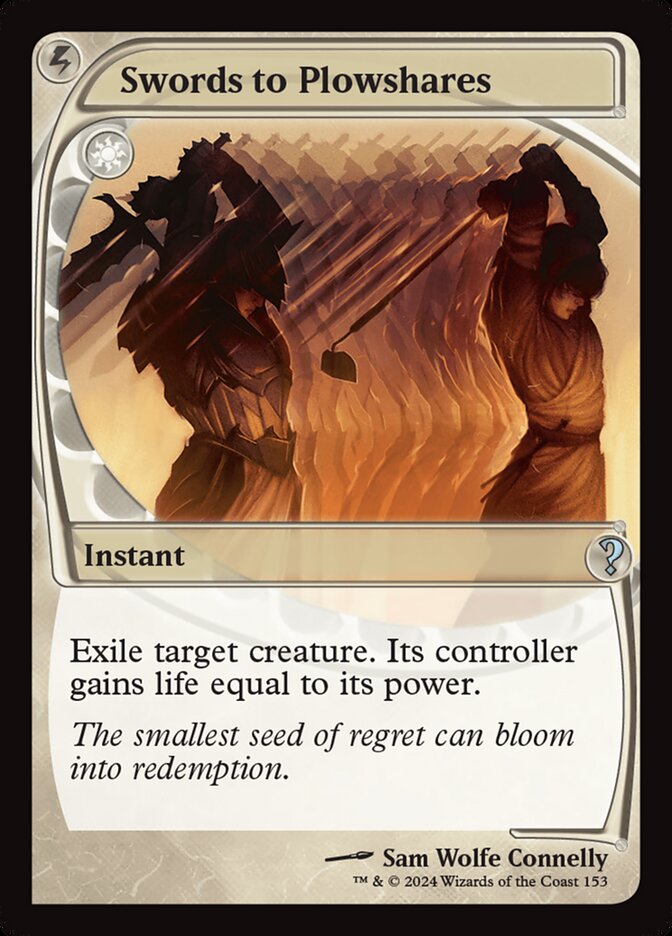 Swords to Plowshares (Mystery Booster 2)