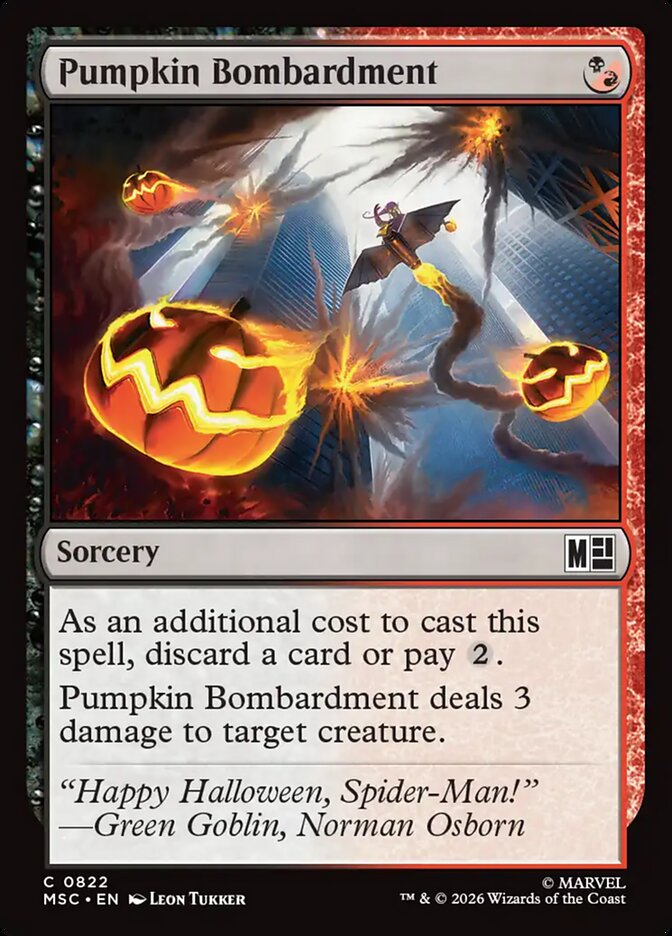 Pumpkin Bombardment (Marvel Super Heroes Commander)