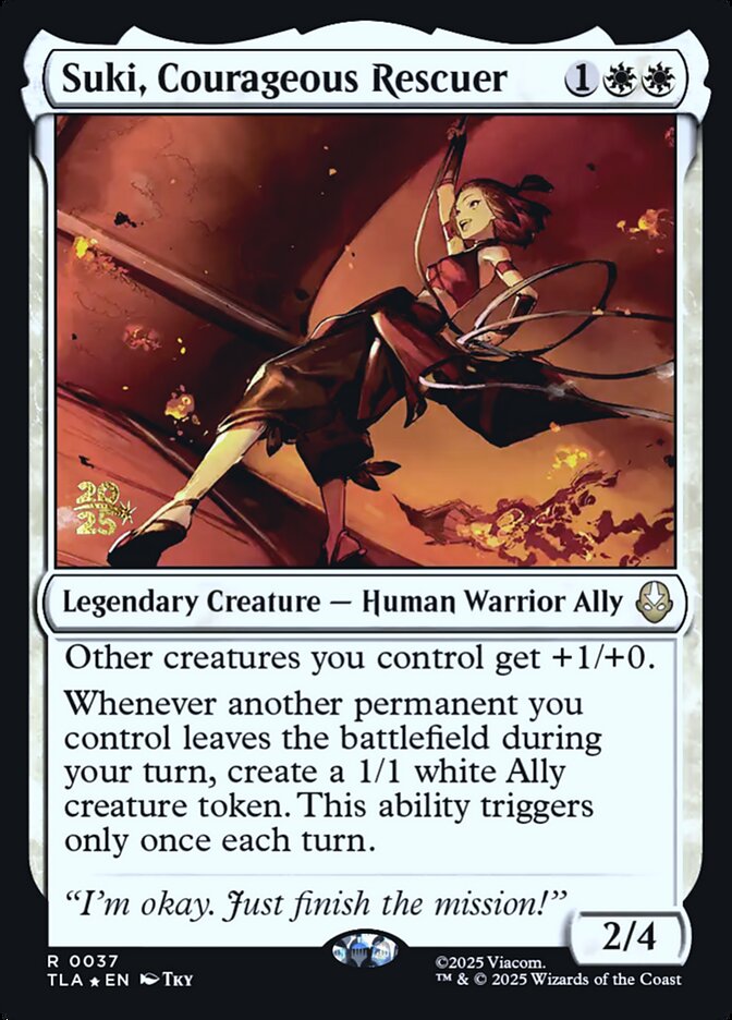 Suki, Courageous Rescuer (Avatar: The Last Airbender Promos)