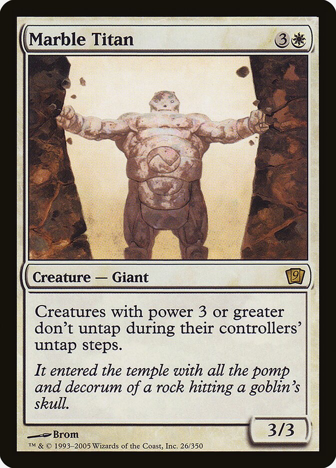 Marble Titan (Ninth Edition)