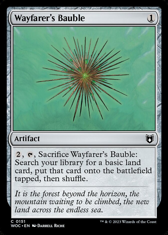 Wayfarer's Bauble (Wilds of Eldraine Commander)