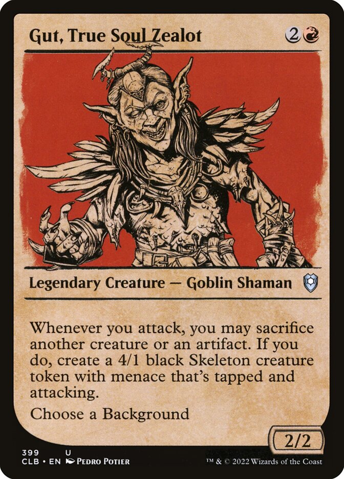 Gut, True Soul Zealot (Commander Legends: Battle for Baldur's Gate)