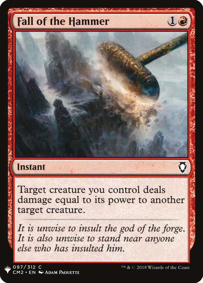 Fall of the Hammer (The List)