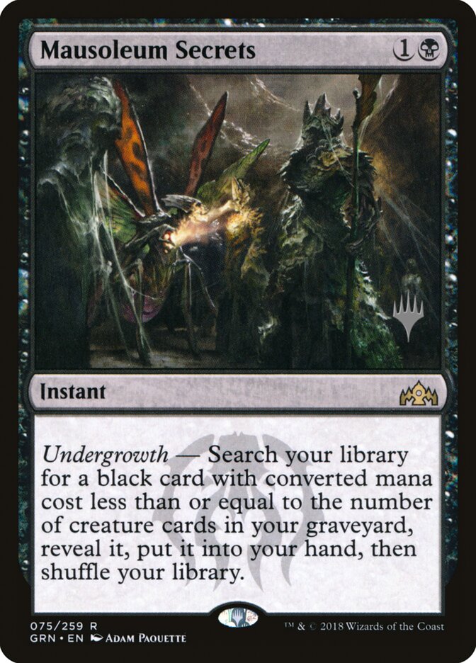 Mausoleum Secrets (Guilds of Ravnica Promos)