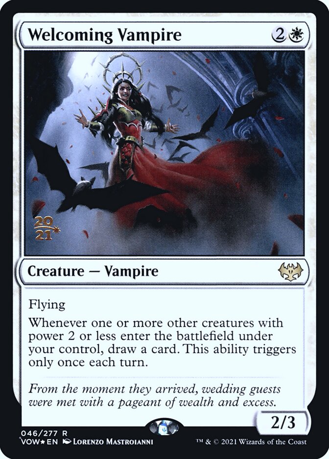 Welcoming Vampire (Innistrad: Crimson Vow Promos)