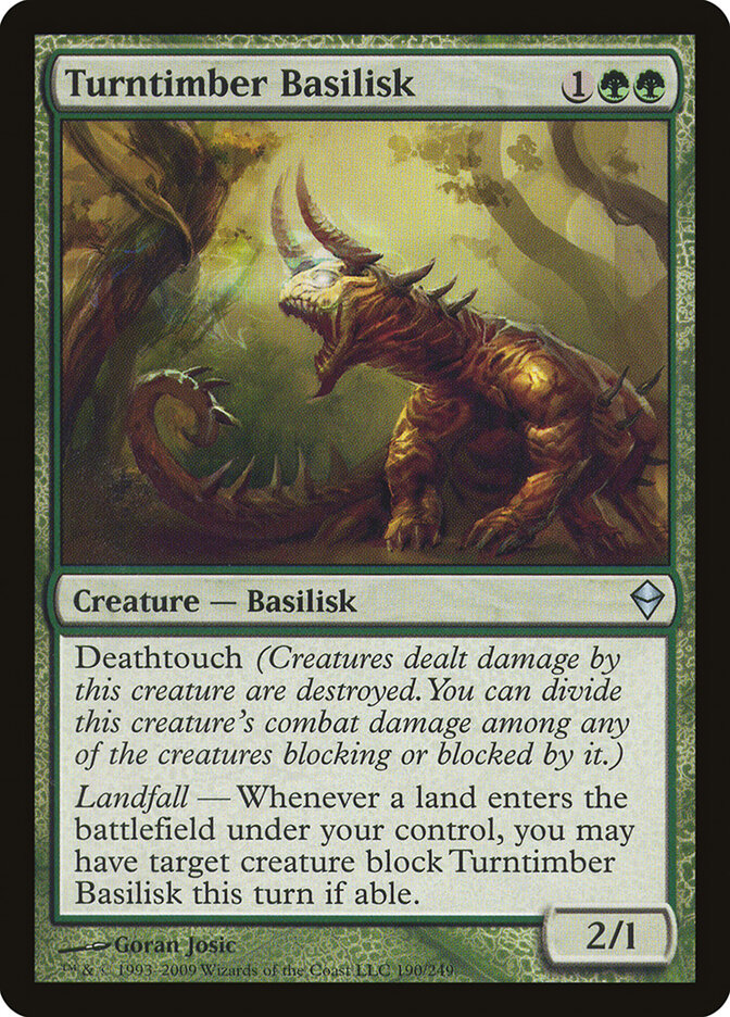 Turntimber Basilisk (Zendikar)