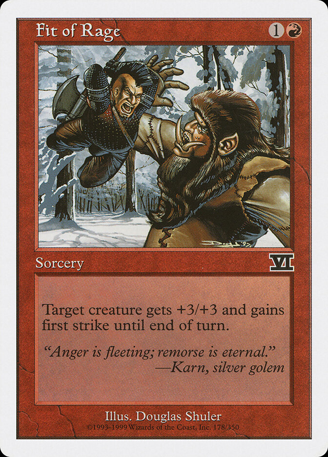 Fit of Rage (Classic Sixth Edition)