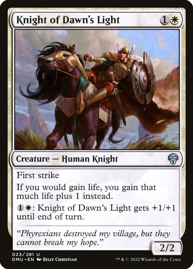 Knight of Dawn's Light (Dominaria United)