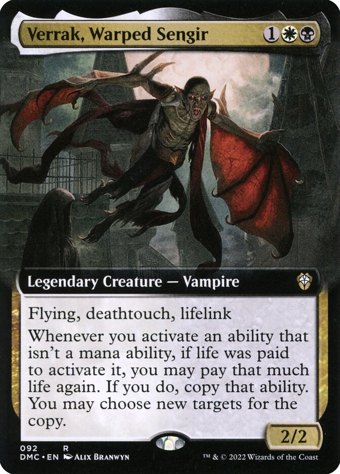 Verrak, Warped Sengir (Dominaria United Commander)