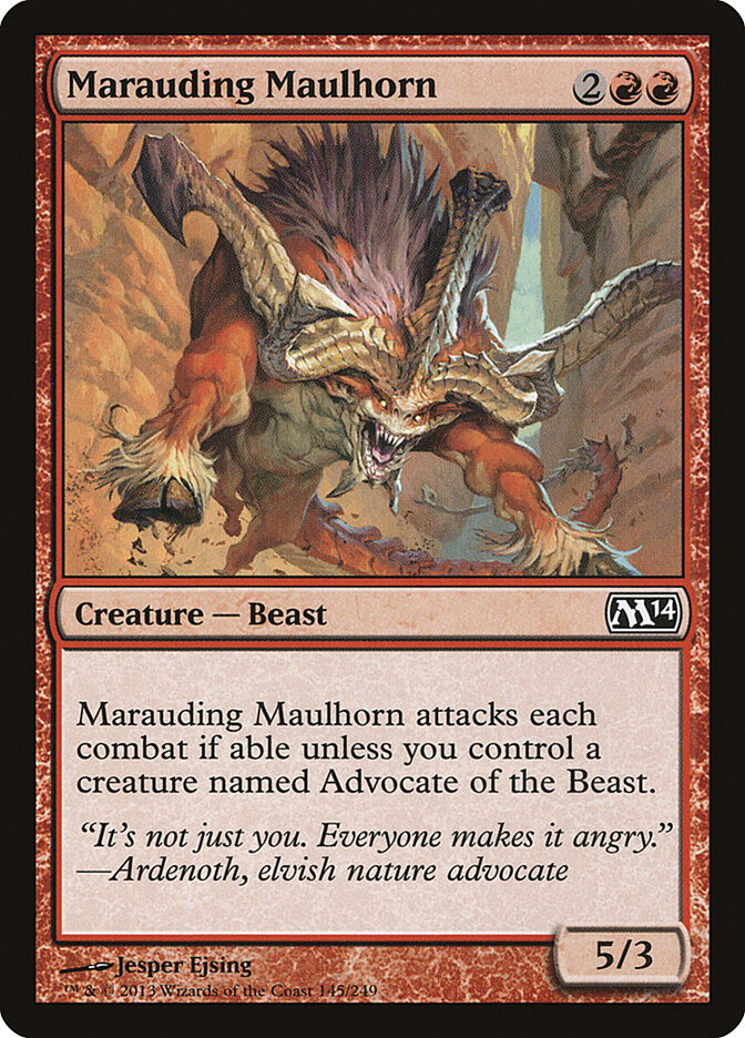 Marauding Maulhorn (Magic 2014)