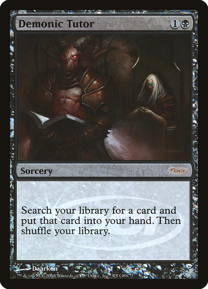 Demonic Tutor (Judge Gift Cards 2008)