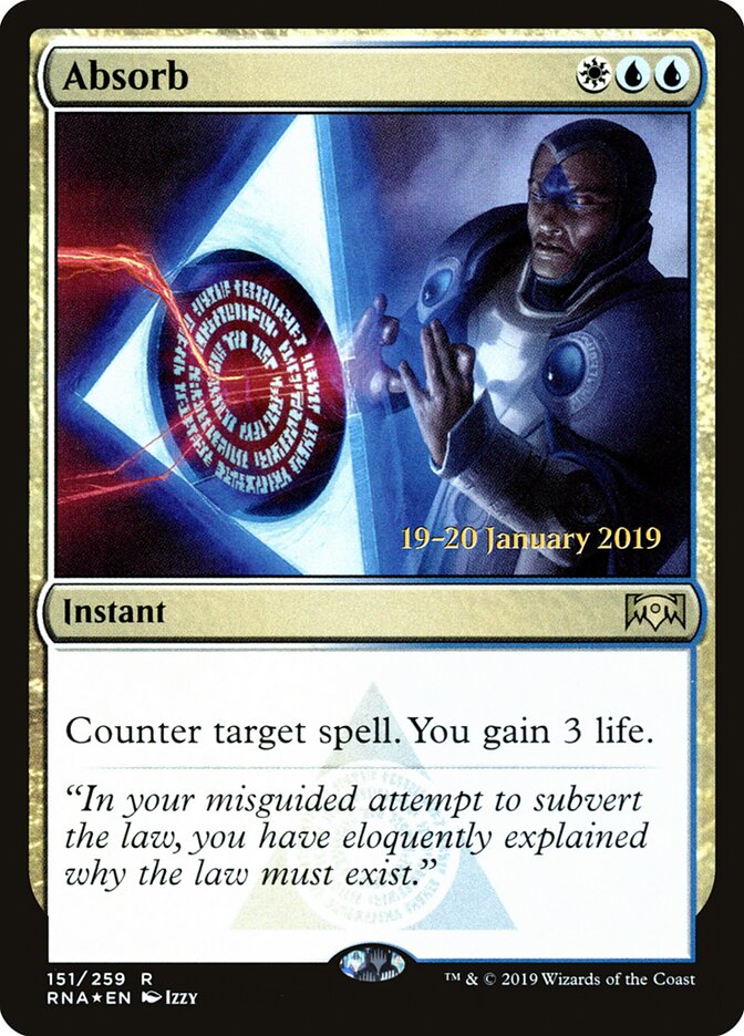Absorb (Ravnica Allegiance Promos)