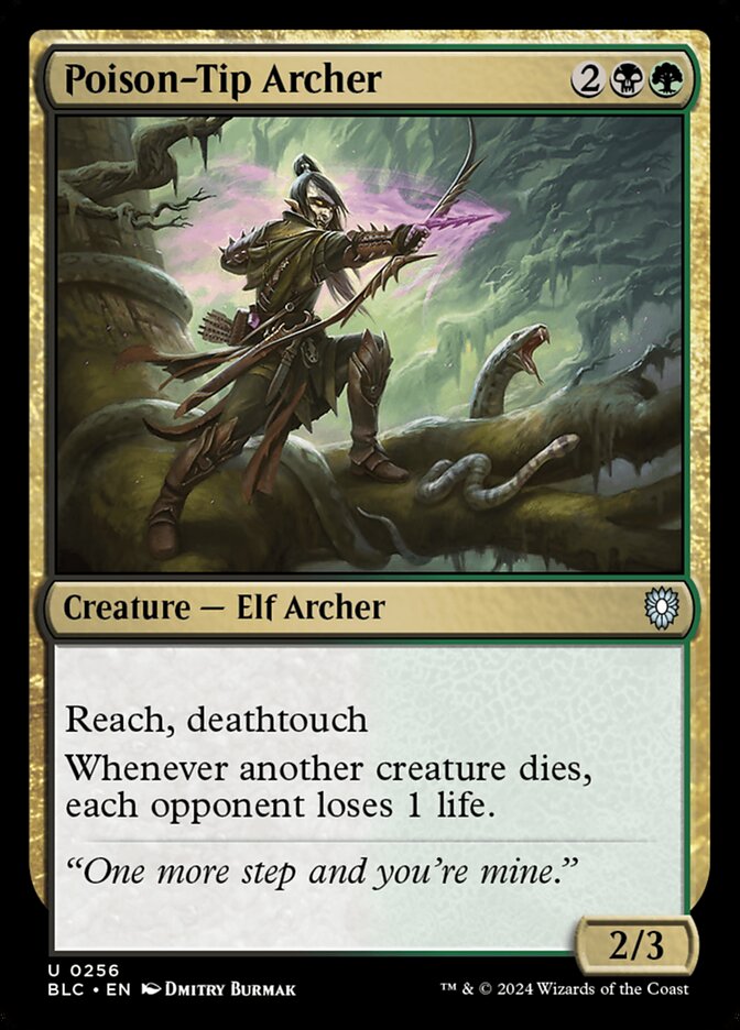 Poison-Tip Archer (Bloomburrow Commander)