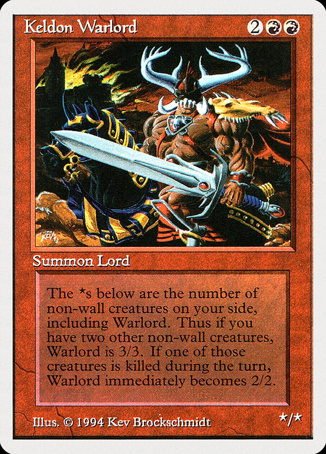 Keldon Warlord (Summer Magic / Edgar)