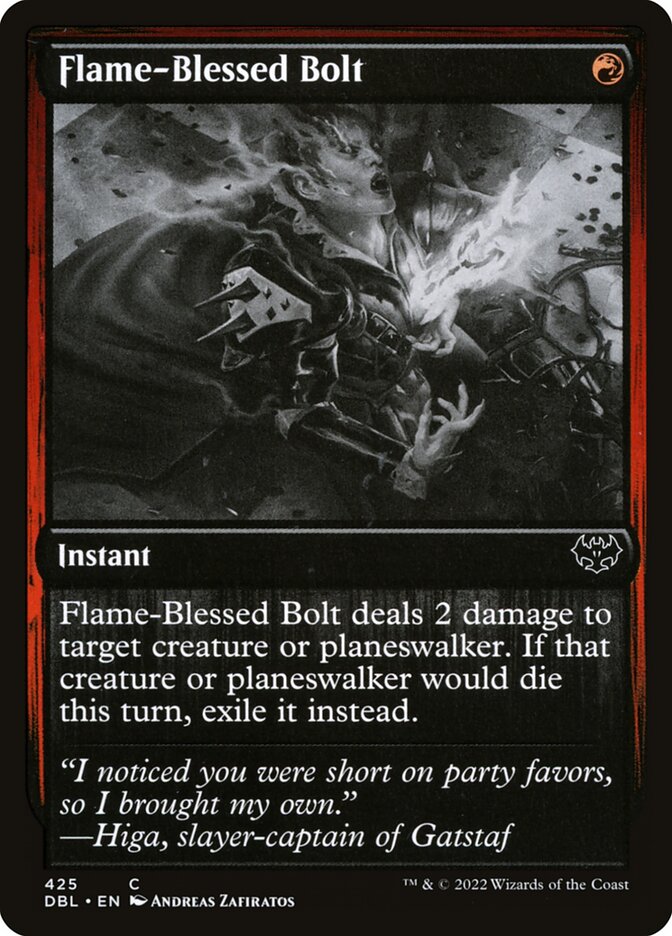 Flame-Blessed Bolt (Innistrad: Double Feature)