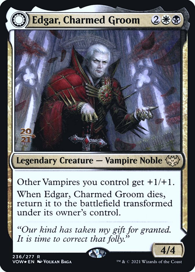 Edgar, Charmed Groom (Innistrad: Crimson Vow Promos)
