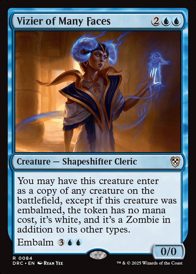 Vizier of Many Faces (Aetherdrift Commander)