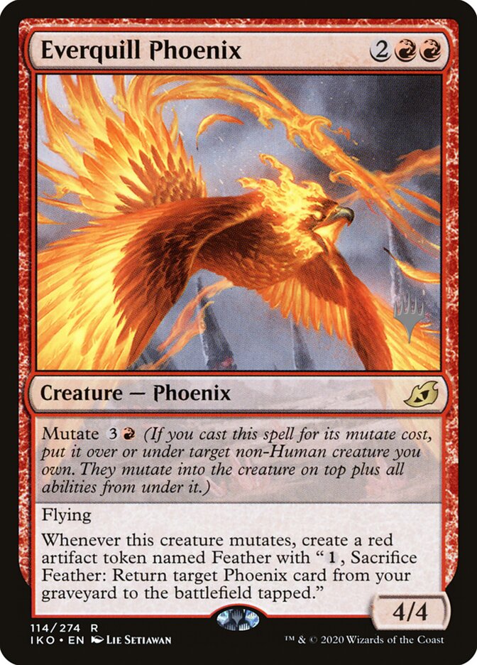 Everquill Phoenix (Ikoria: Lair of Behemoths Promos)