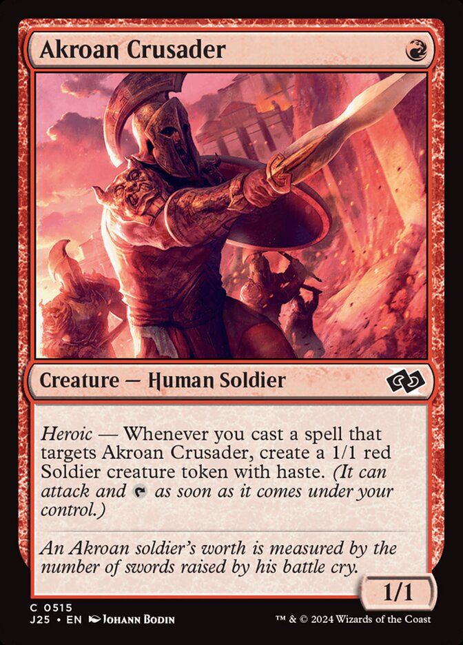 Akroan Crusader (Foundations Jumpstart)