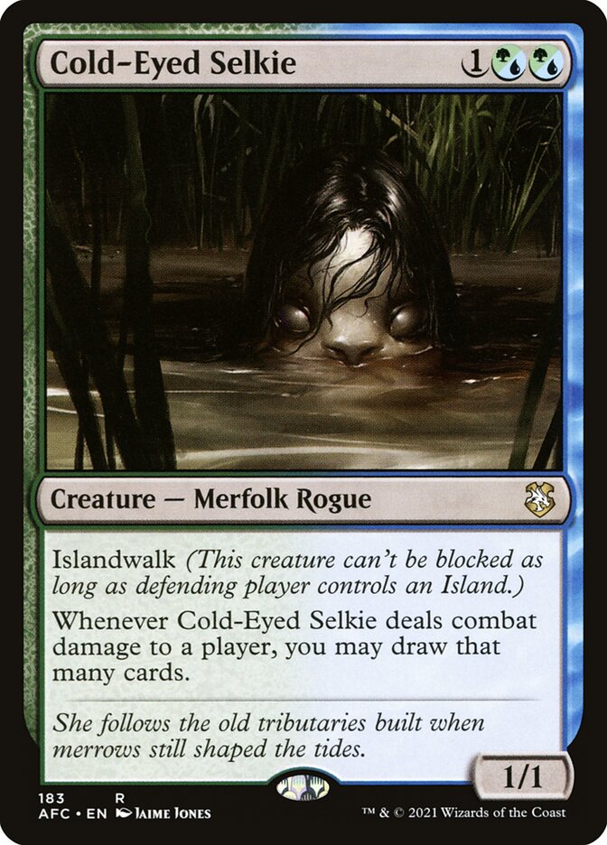 Cold-Eyed Selkie (Forgotten Realms Commander)