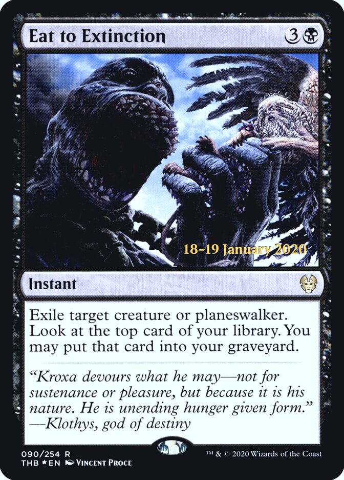 Eat to Extinction (Theros Beyond Death Promos)