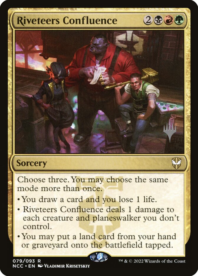 Riveteers Confluence (New Capenna Commander Promos)