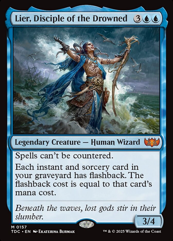 Lier, Disciple of the Drowned (Tarkir: Dragonstorm Commander)
