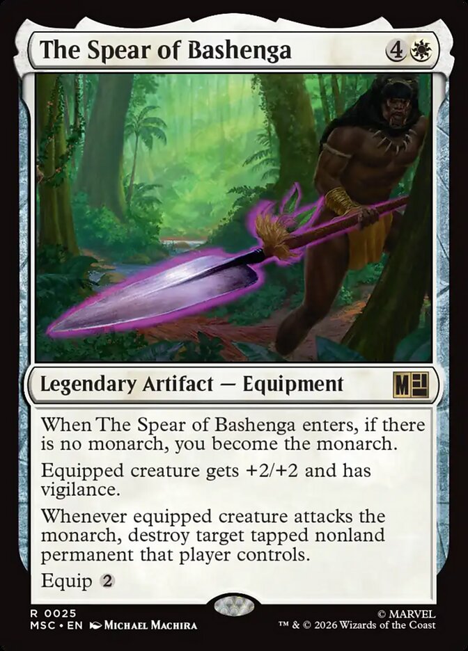 The Spear of Bashenga (Marvel Super Heroes Commander)