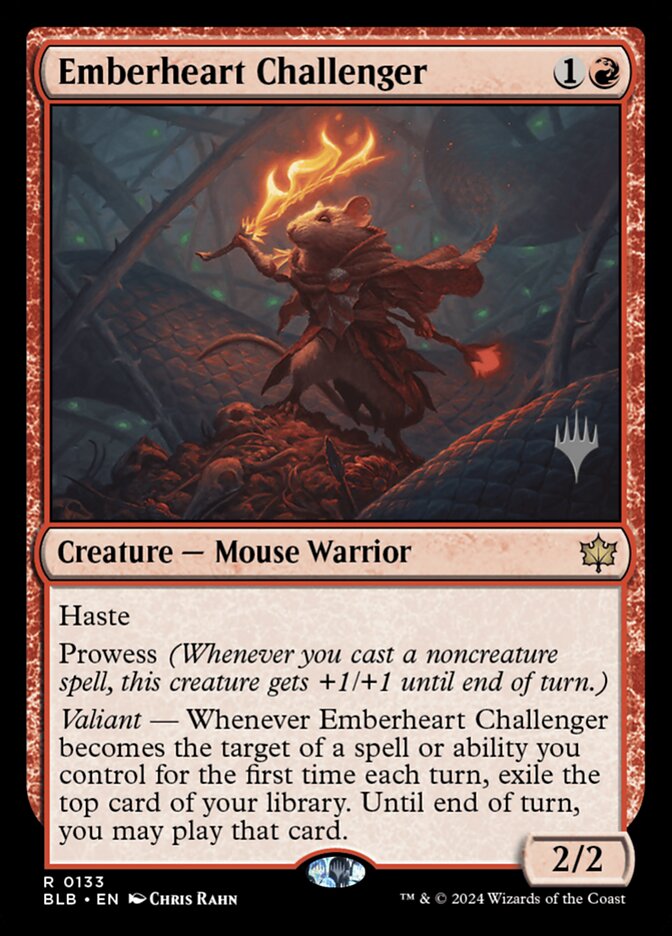 Emberheart Challenger (Bloomburrow Promos)