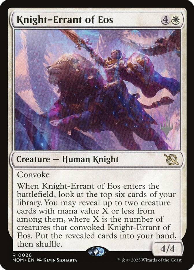 Knight-Errant of Eos (March of the Machine Promos)
