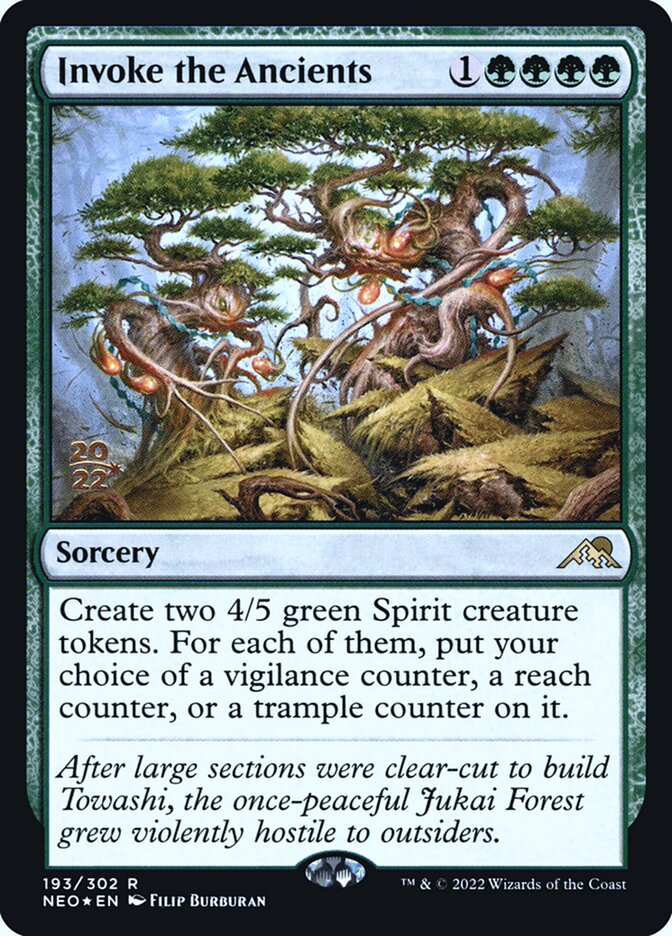 Invoke the Ancients (Kamigawa: Neon Dynasty Promos)