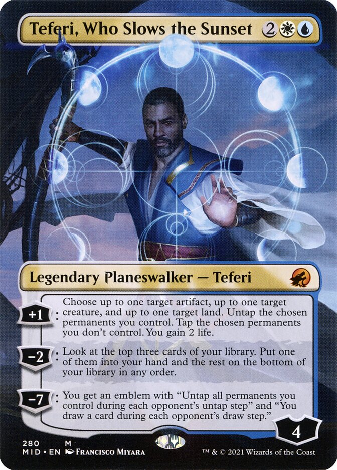 Teferi, Who Slows the Sunset (Innistrad: Midnight Hunt)