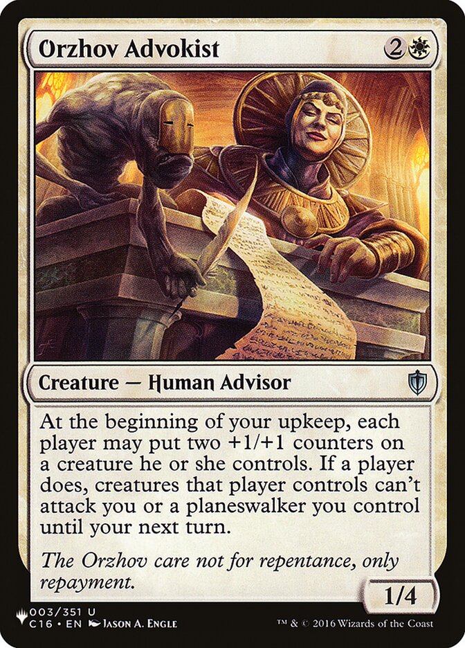 Orzhov Advokist (The List)
