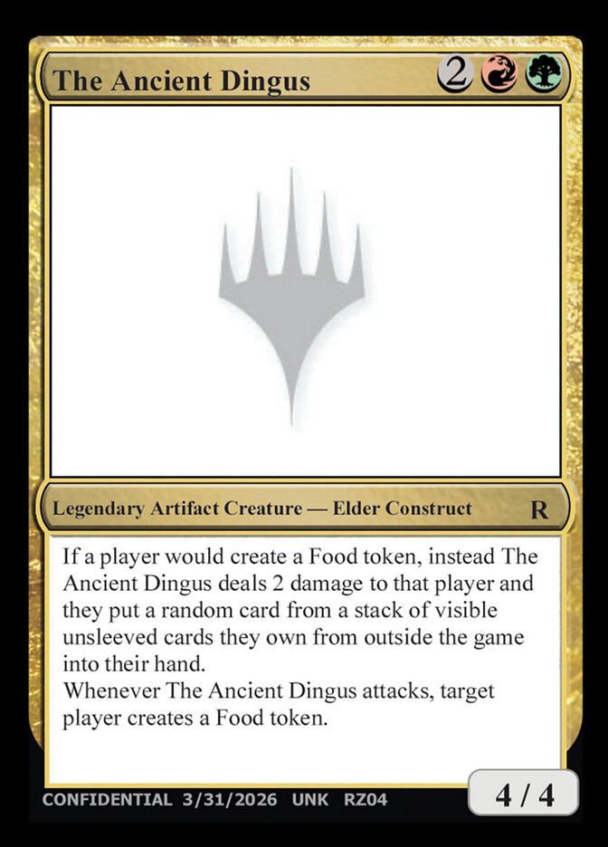 The Ancient Dingus (Unknown Event)