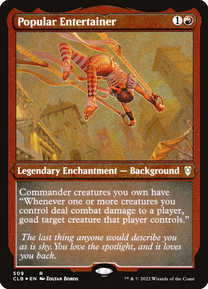 Popular Entertainer (Commander Legends: Battle for Baldur's Gate)