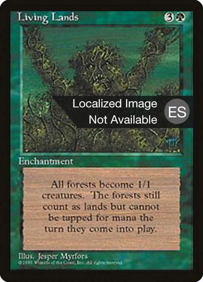Living Lands (Fourth Edition Foreign Black Border)