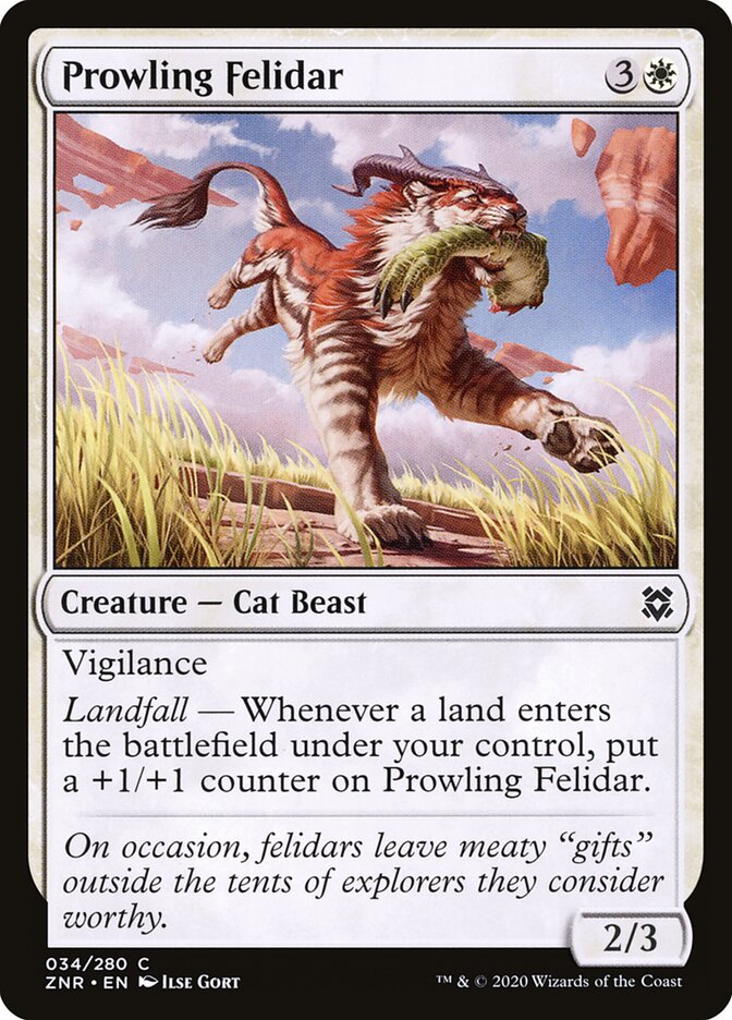 Prowling Felidar (Zendikar Rising)