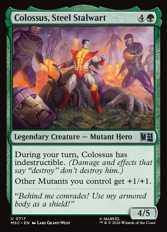 Colossus, Steel Stalwart (Marvel Super Heroes Commander)