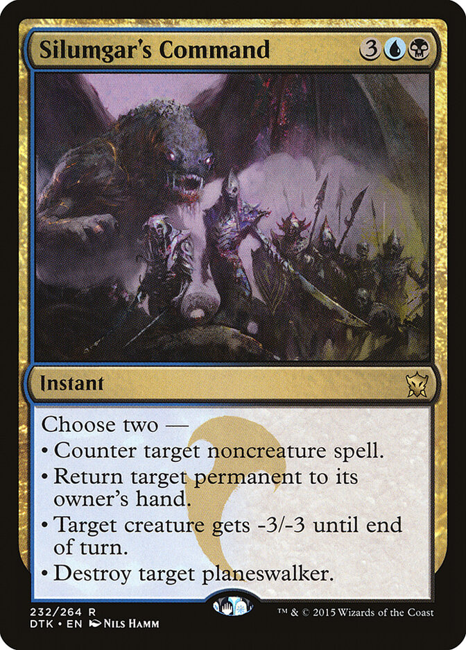 Silumgar's Command (Dragons of Tarkir)