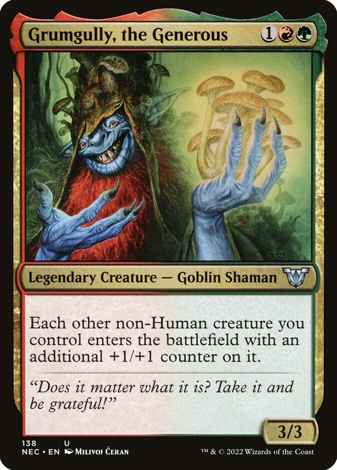 Grumgully, the Generous (Neon Dynasty Commander)