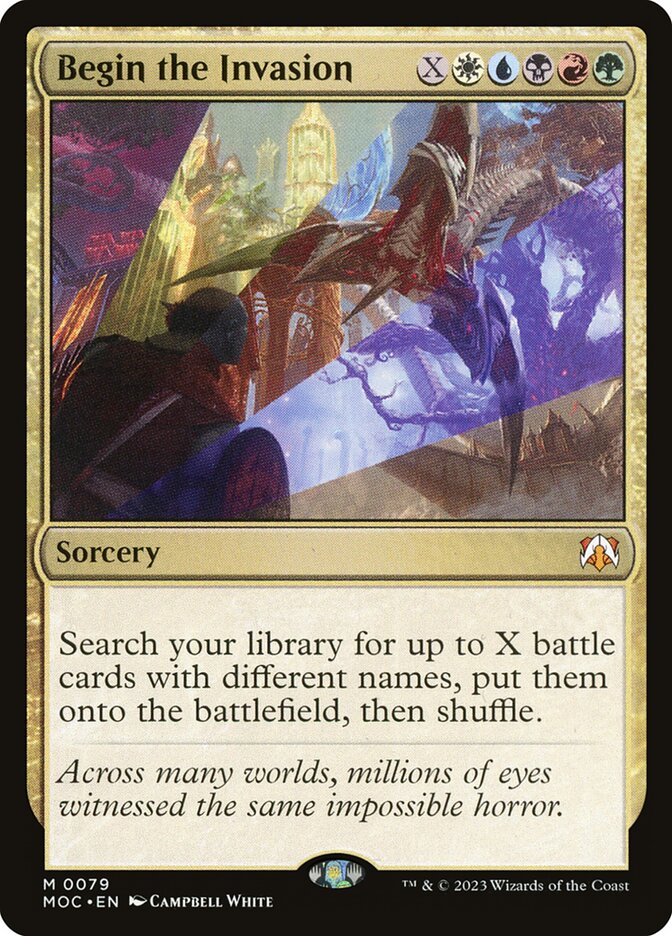 Begin the Invasion (March of the Machine Commander)